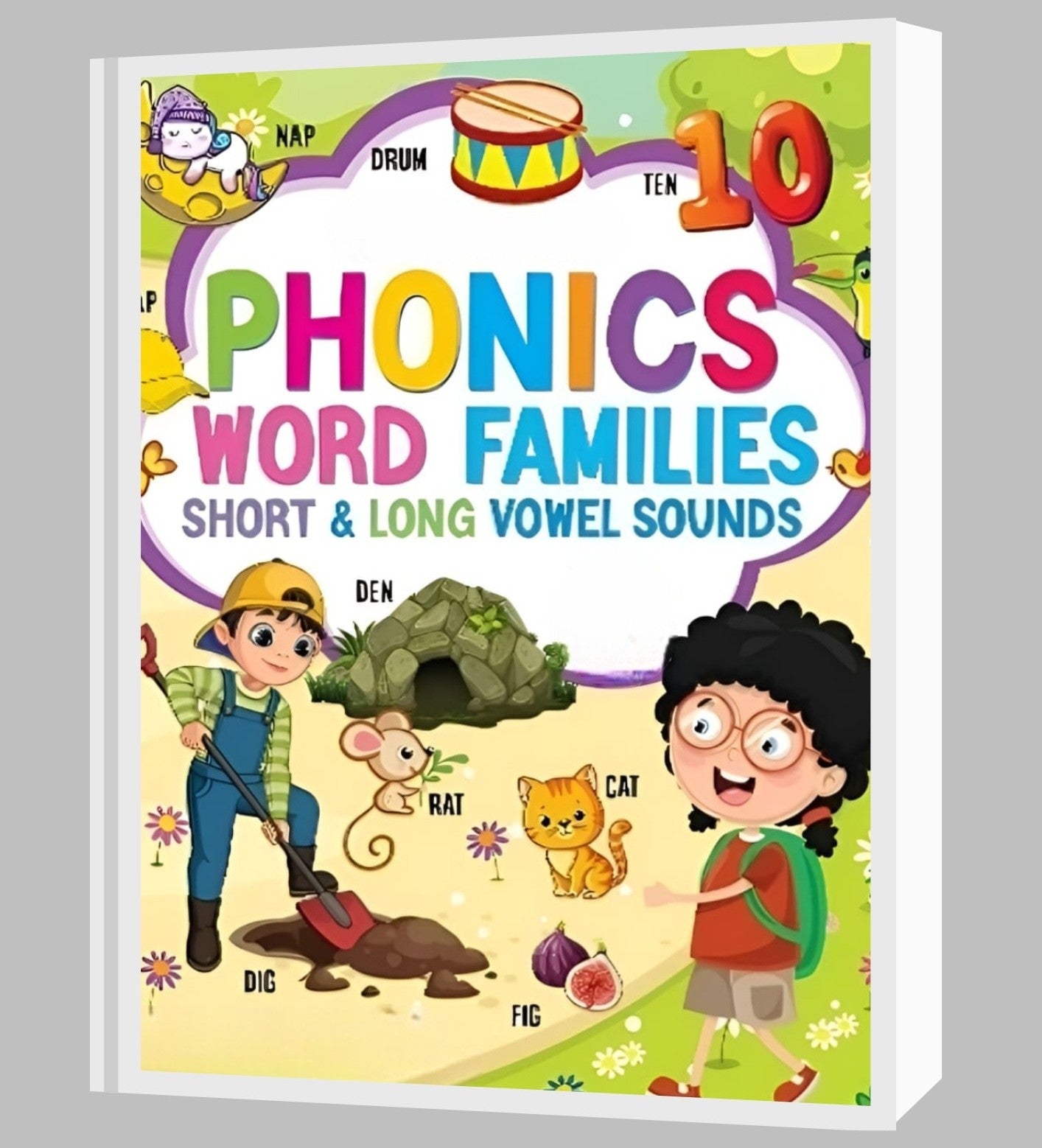 Phonics Workbook for Kids – Pre-KG (Age 2+) | Learn Sounds, Words & Early Reading | Printable PDF