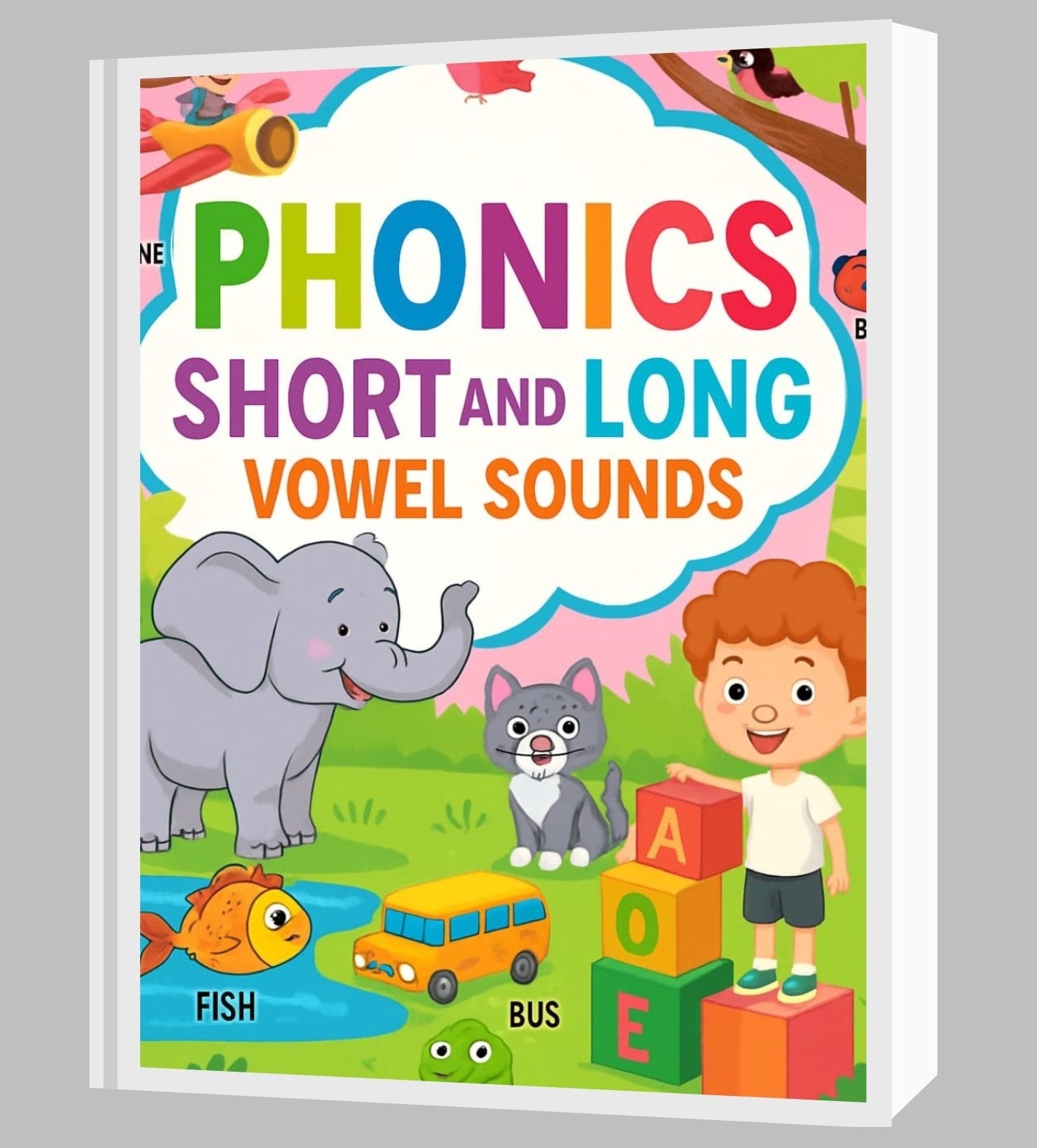 Phonics Workbook for Kids – Pre-KG (Age 2+) | Learn Sounds, Words & Early Reading | Printable PDF