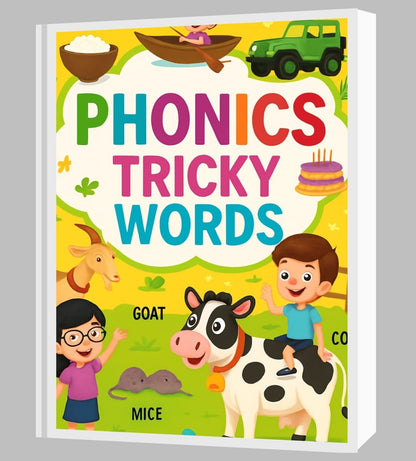 Phonics Workbook for Kids – Pre-KG (Age 2+) | Learn Sounds, Words & Early Reading | Printable PDF