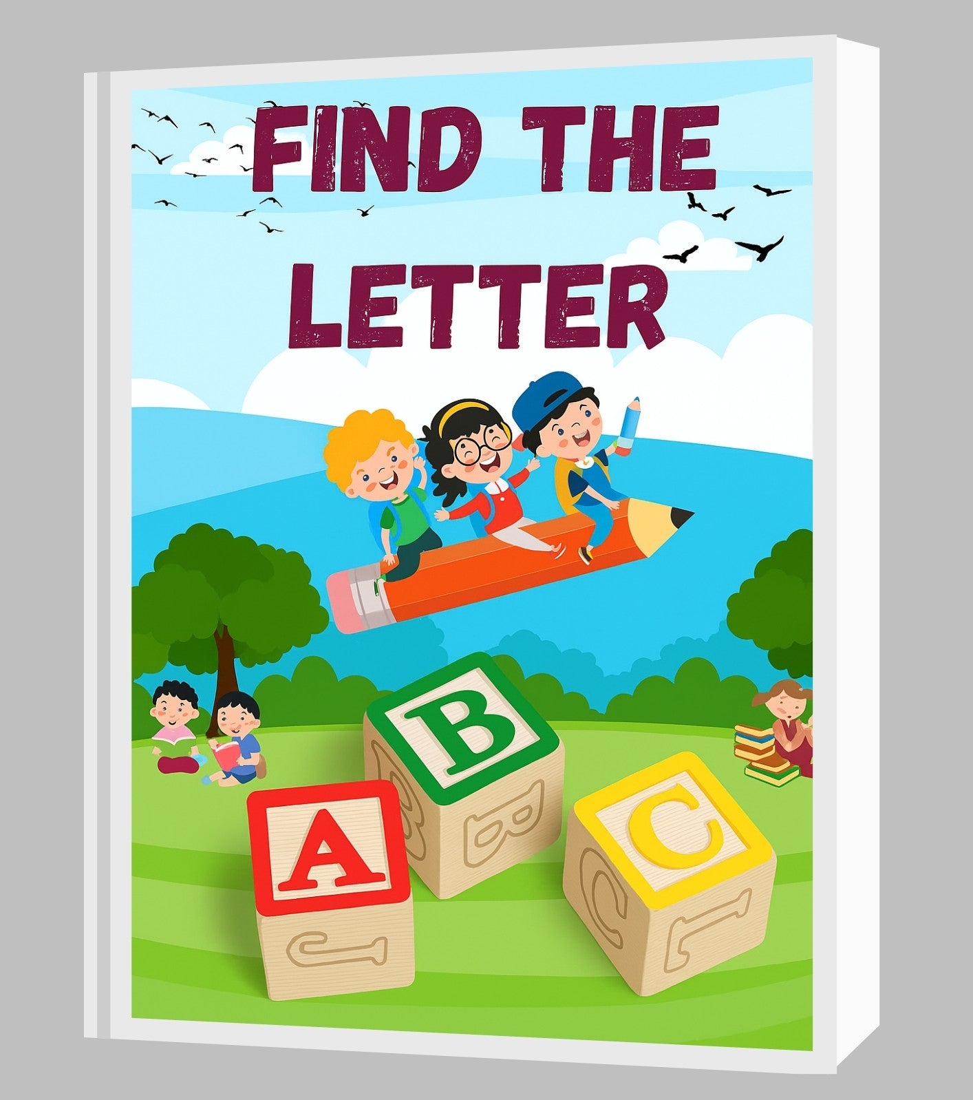 Alphabet Activity Book for Kids – Pre-KG (Age 3+) | Learn Letters, Tracing & Vocabulary | Printable PDF