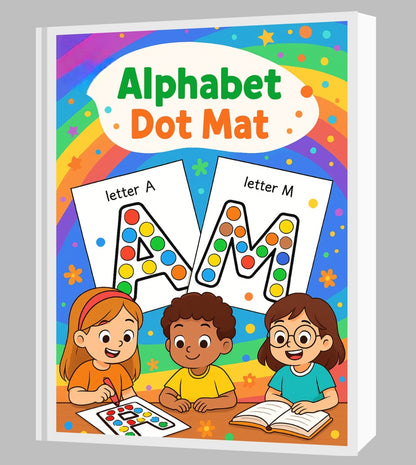 Alphabet Activity Book for Kids – Pre-KG (Age 3+) | Learn Letters, Tracing & Vocabulary | Printable PDF