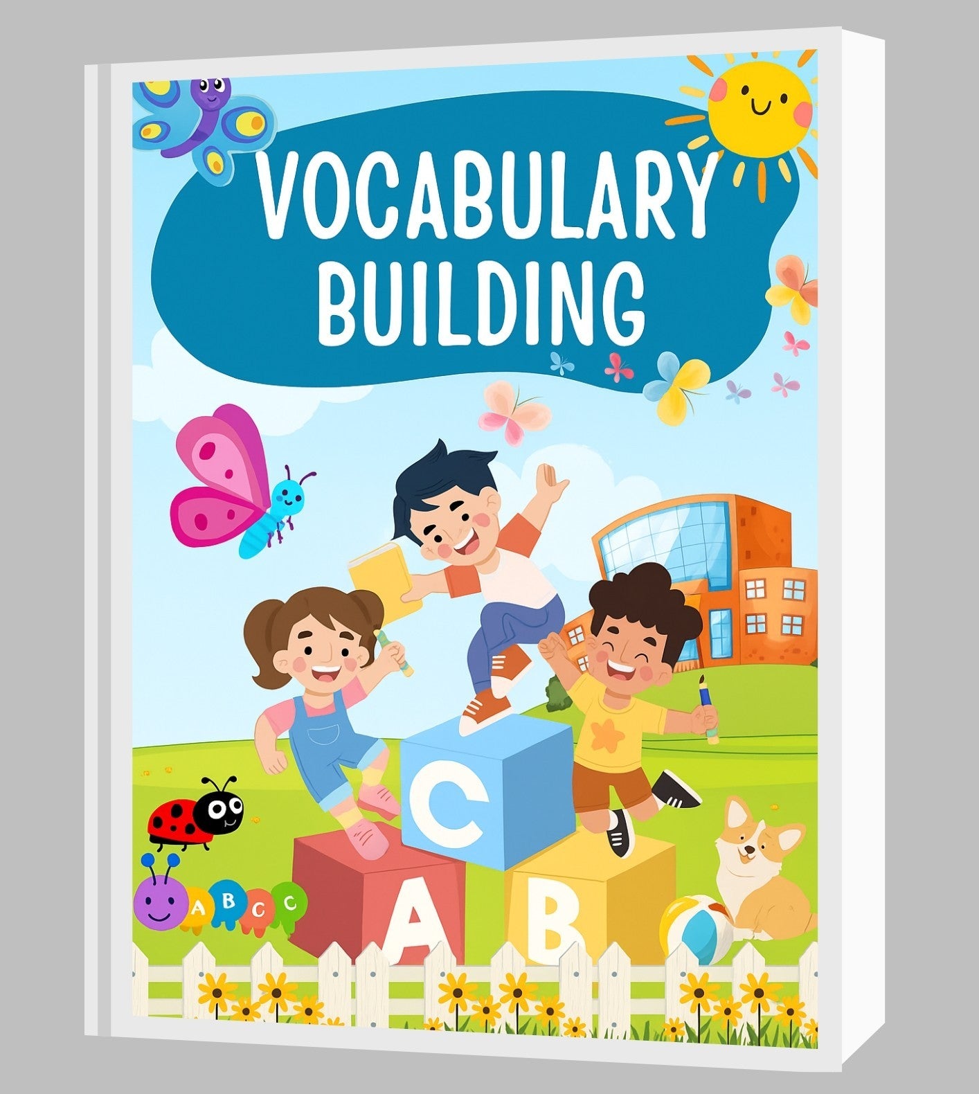 Alphabet Activity Book for Kids – Pre-KG (Age 3+) | Learn Letters, Tracing & Vocabulary | Printable PDF