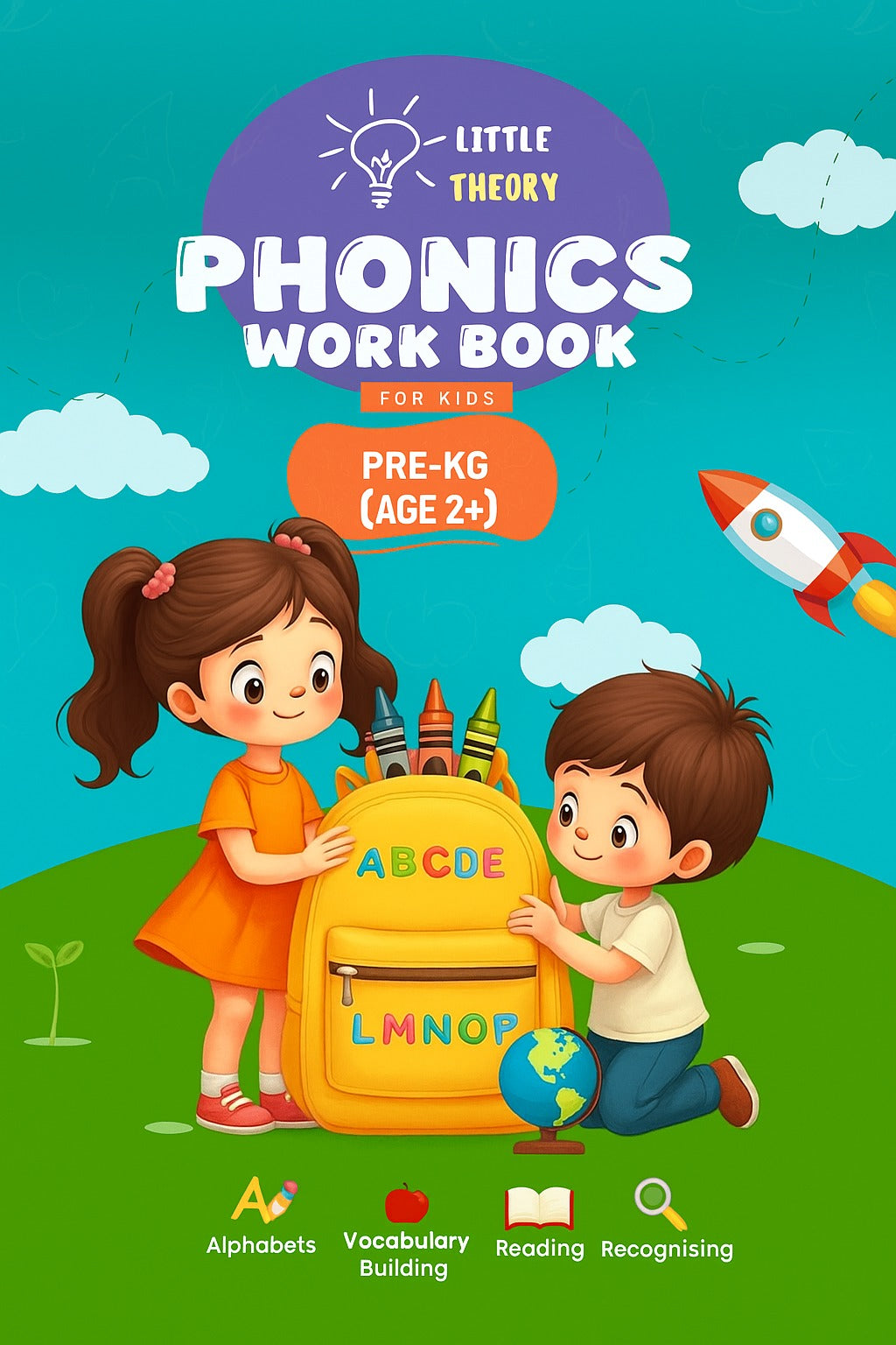 Phonics Workbook for Kids – Pre-KG (Age 2+) | Learn Sounds, Words & Early Reading | Printable PDF