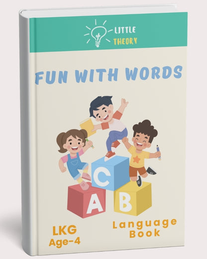 Interactive Learning Worksheets for LKG (Age 4) – Build Early Skills in Phonics, Numbers, Shapes, Pre-Writing & More | Printable PDF