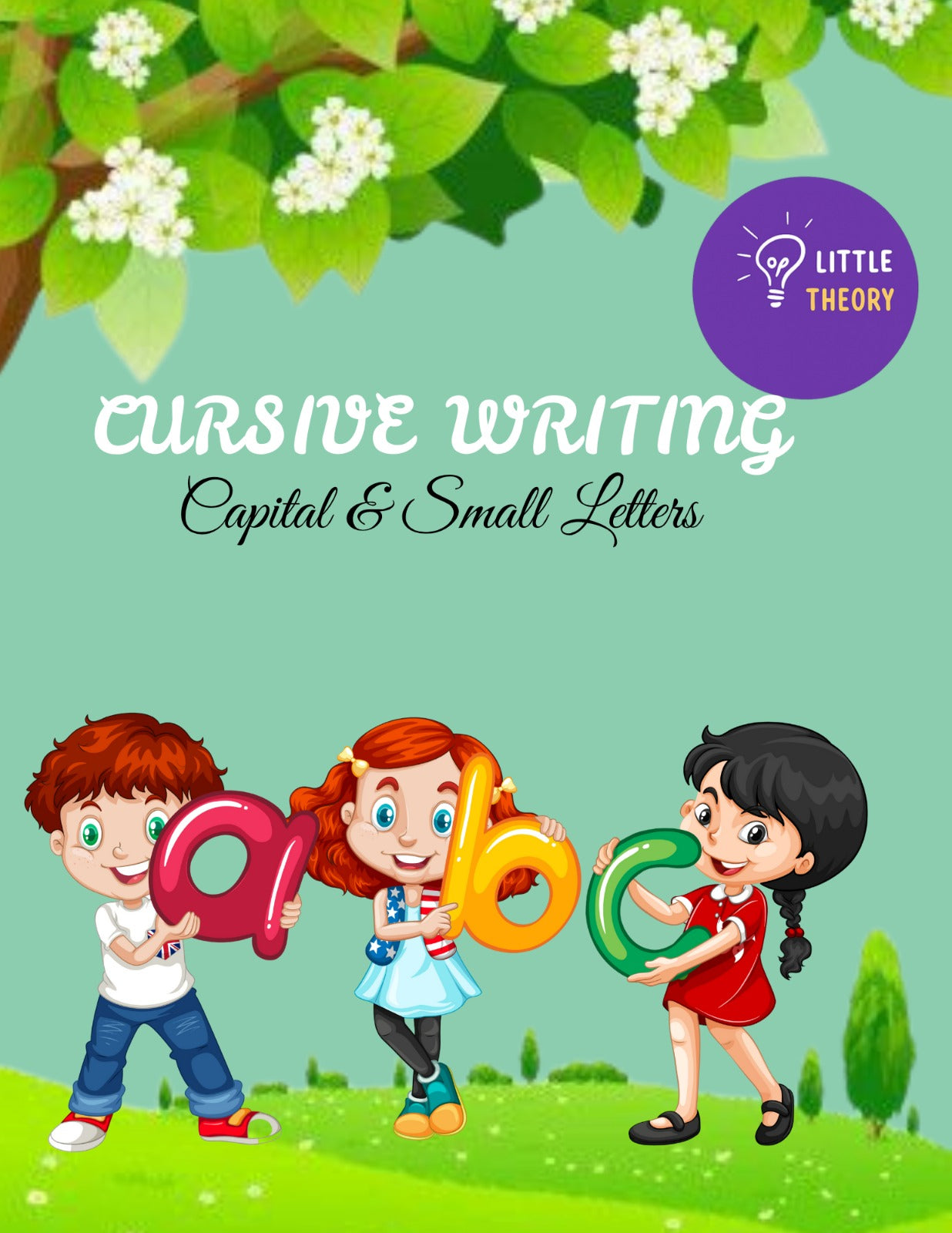 Cursive Writing Workbook for Kids – Capital & Small Letters (Age 3+) | Learn to Write in Style | Printable PDF